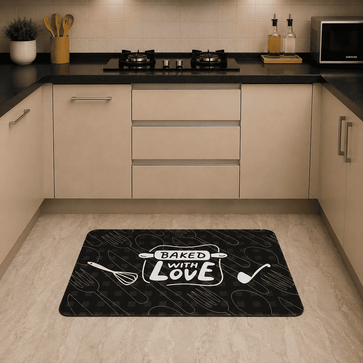 Morning Brew Kitchen Mat