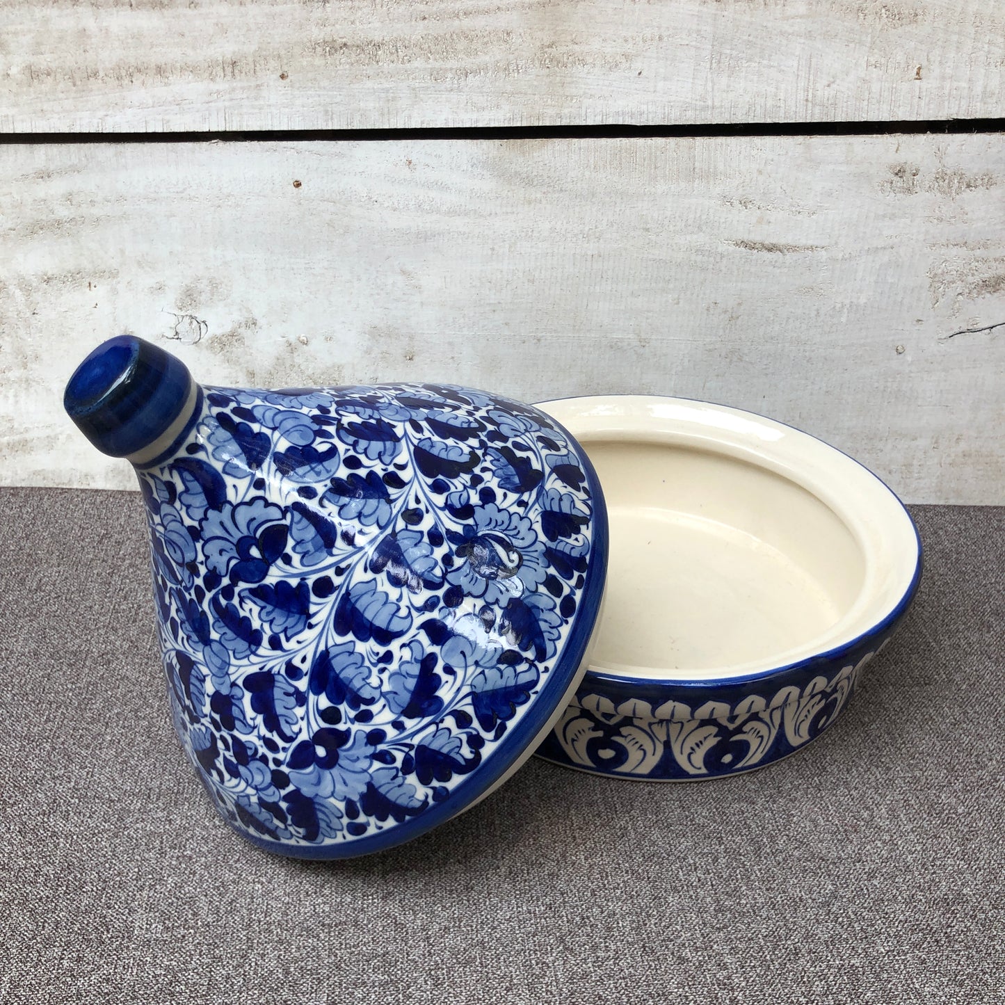 Blue Pattern Excel Bowl with Cap