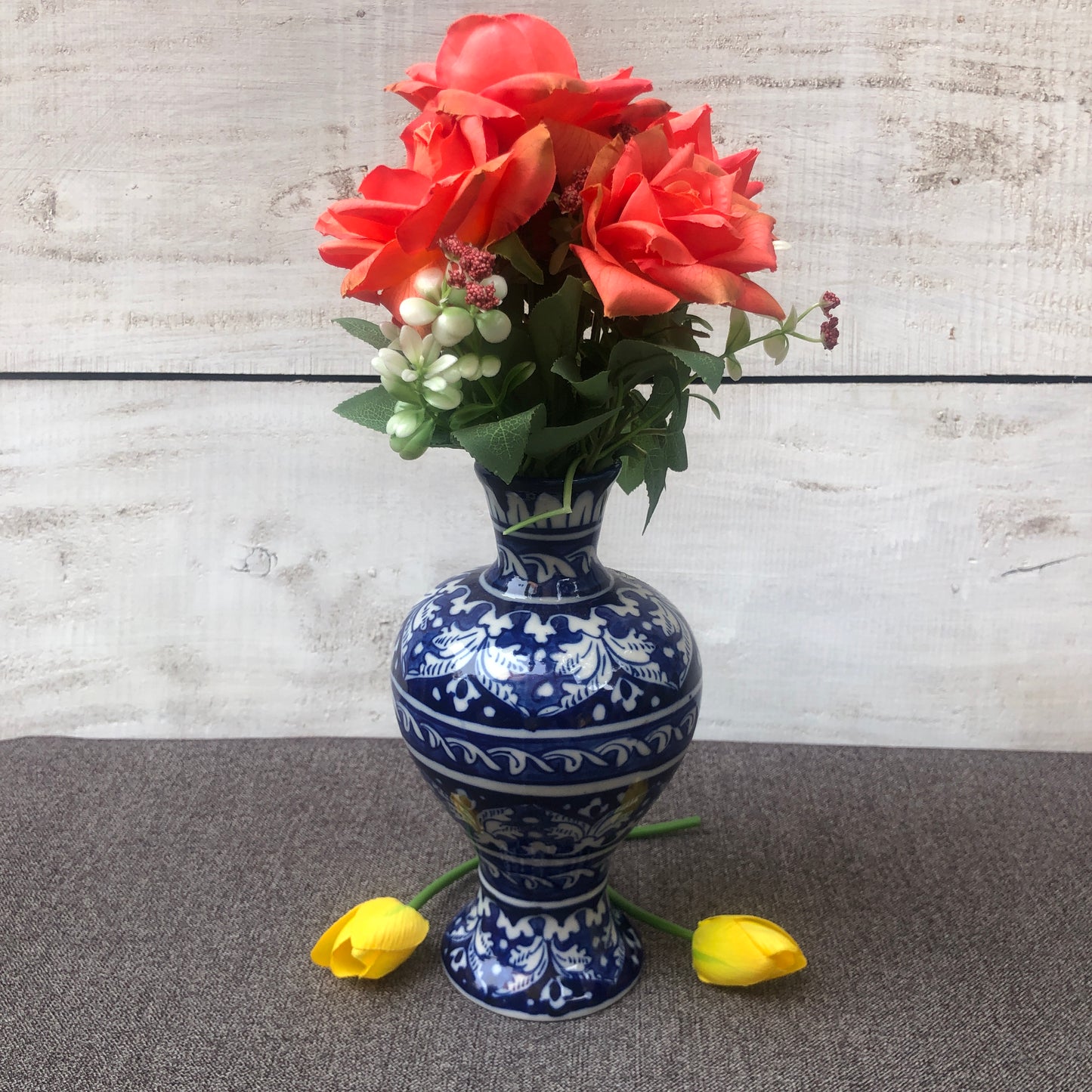 Blue Felicity Large Surahi Vase