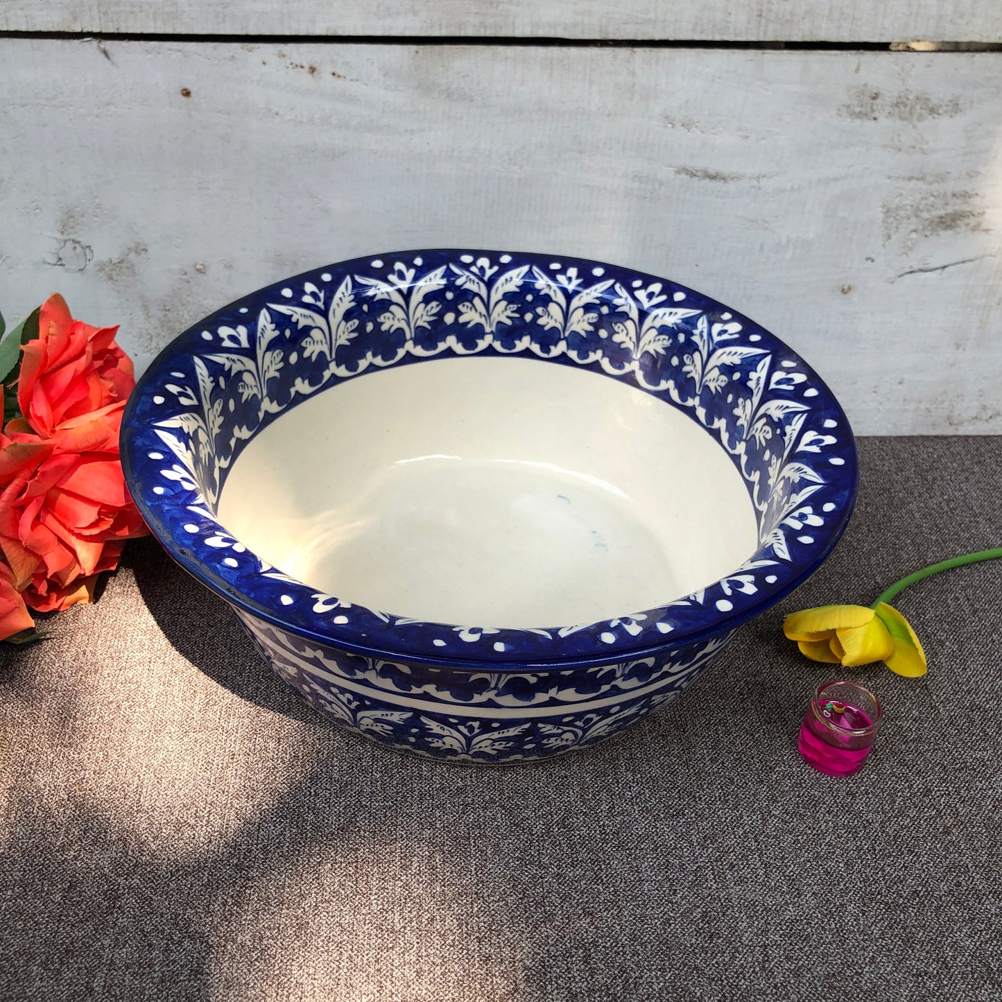 Blue Felicity Large Deep Bowl
