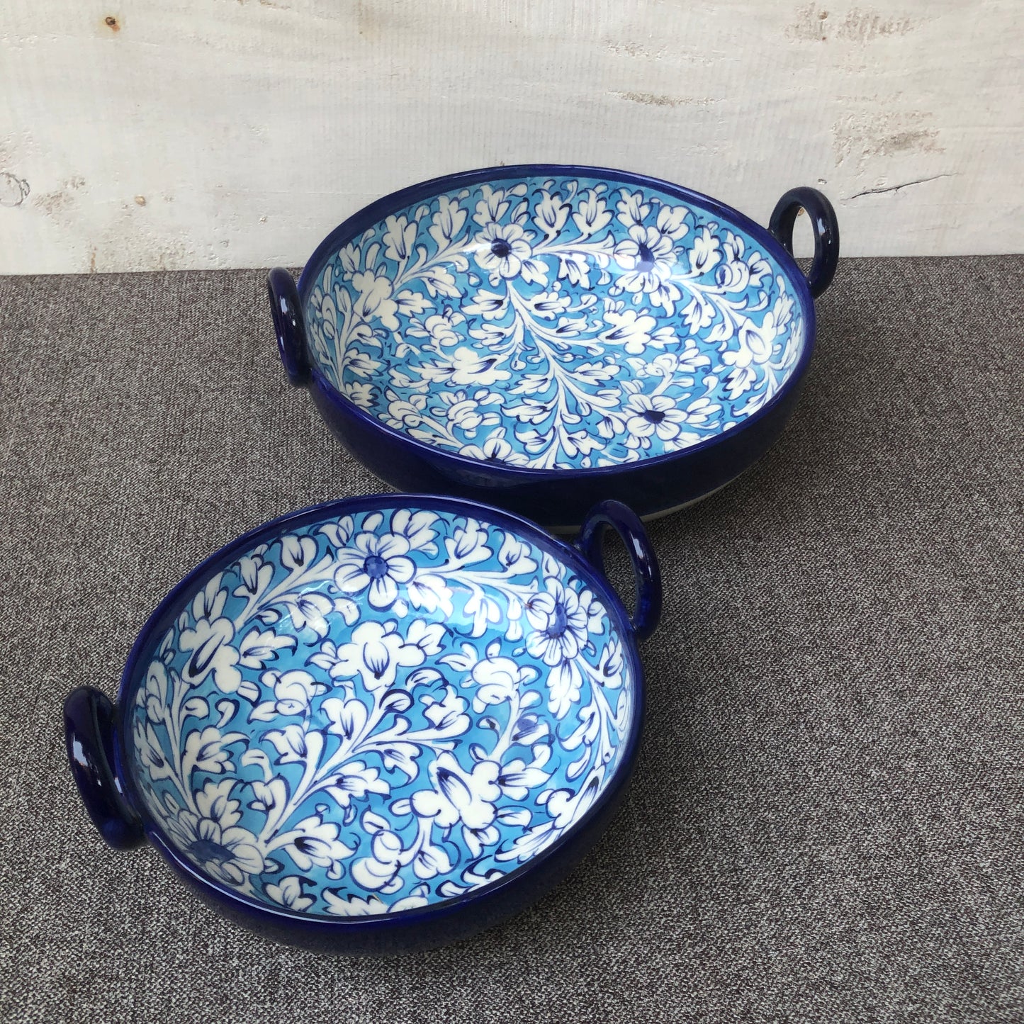 Breeze Blue Karahi - Set of 2