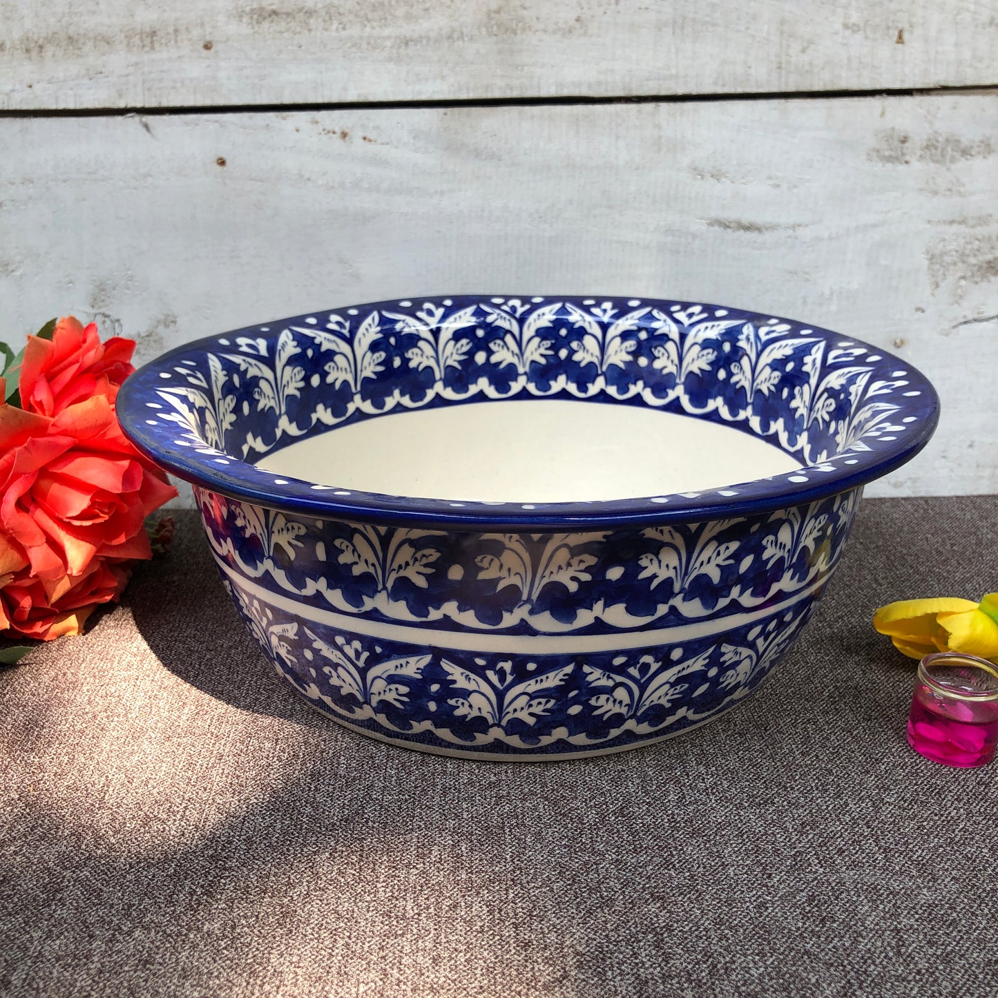Blue Felicity Large Deep Bowl