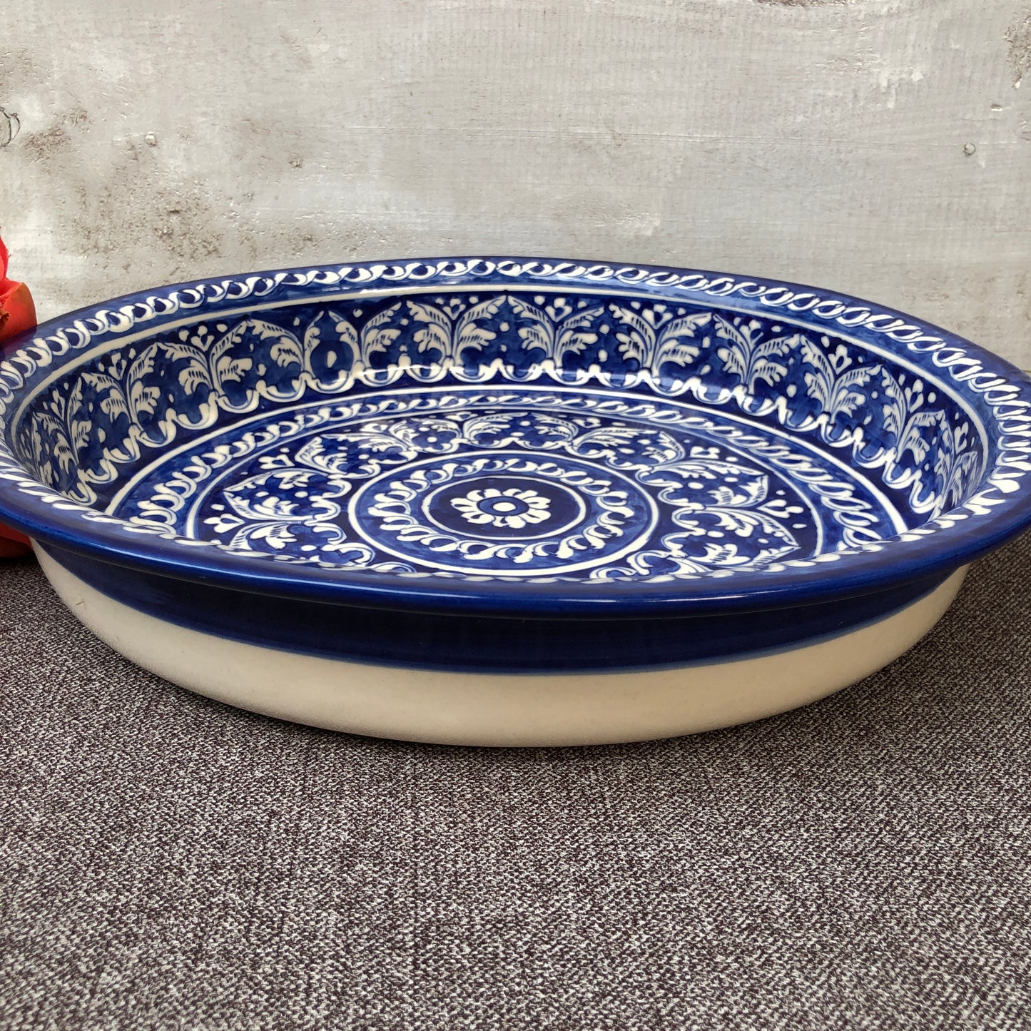 Blue Felicity Medium Fruit Bowl