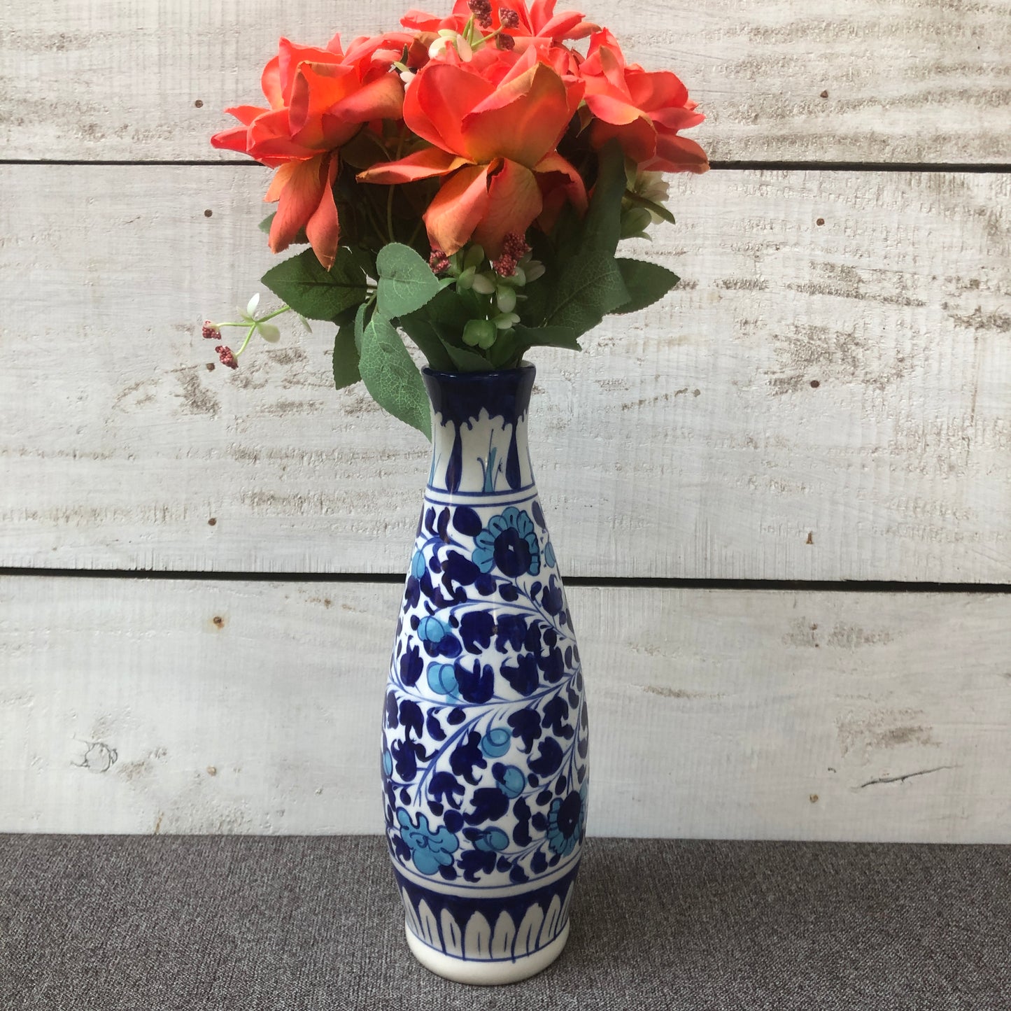 Light Serina Blue Long vase