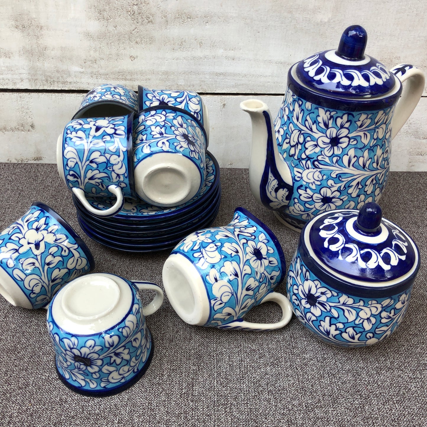 Breeze Blue Tea Set