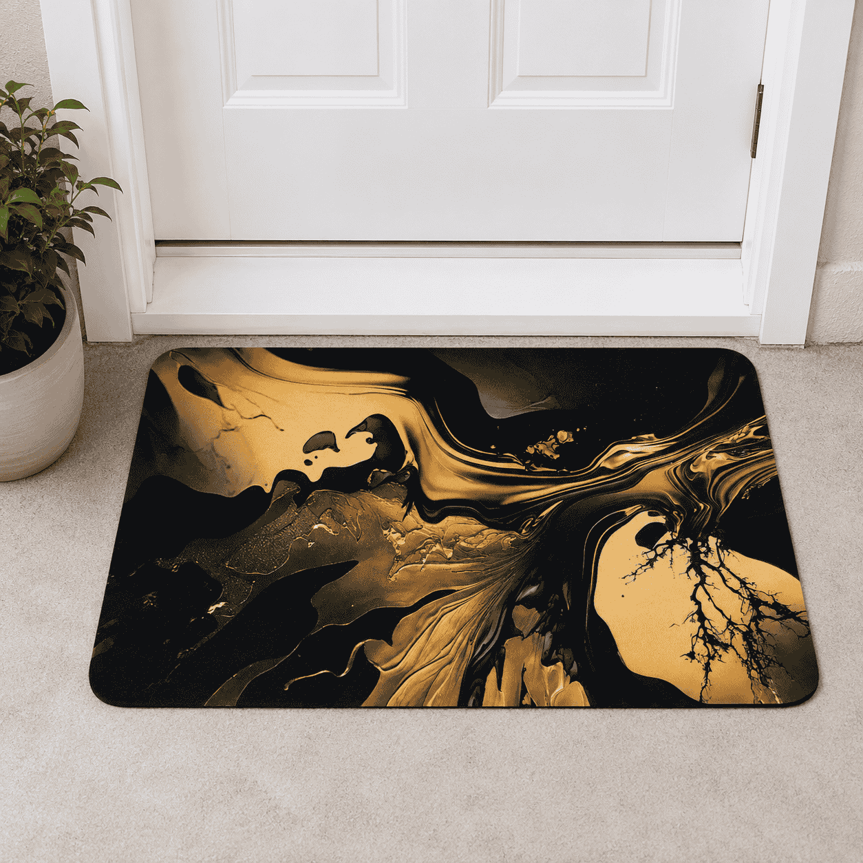 Classic Leaf Door Mat