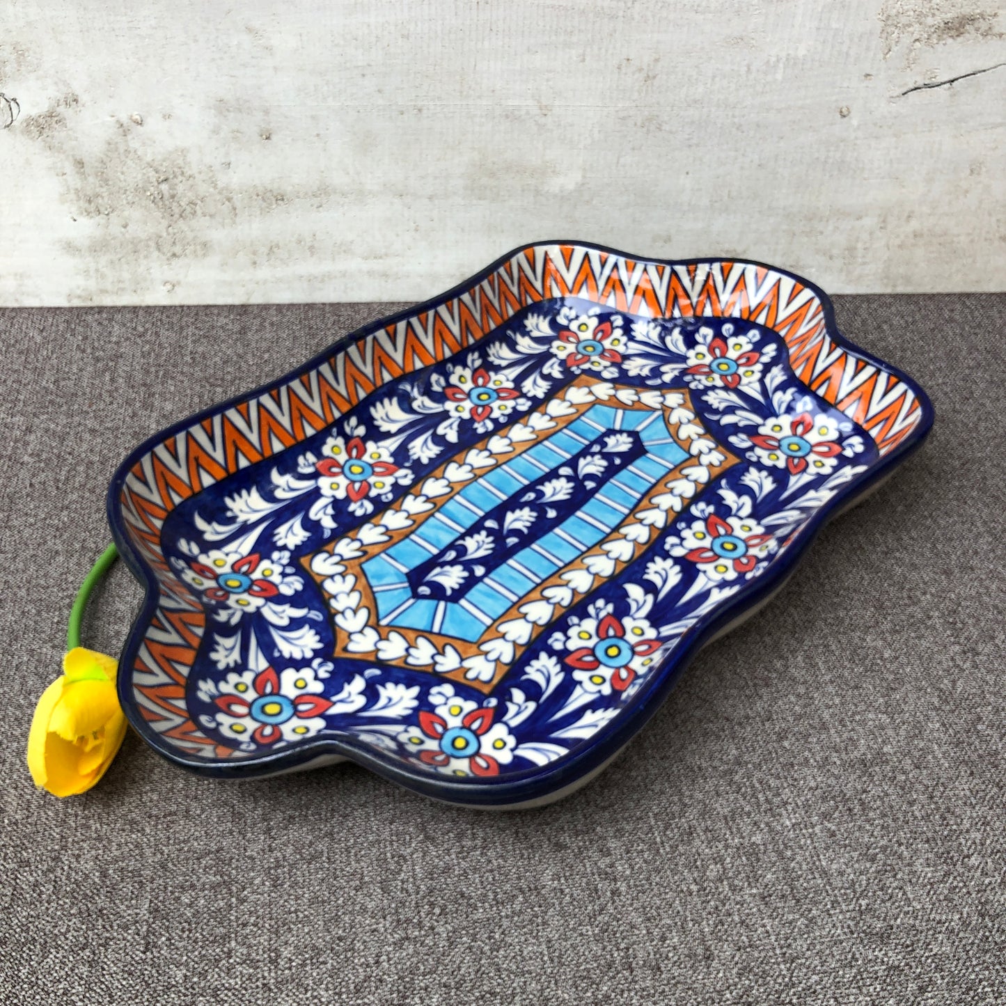 Kashmir Multi Medium Rectangle Dish