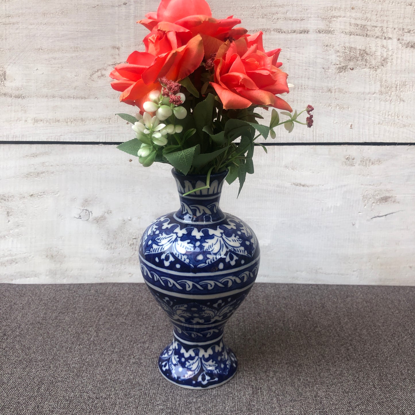 Blue Felicity Large Surahi Vase