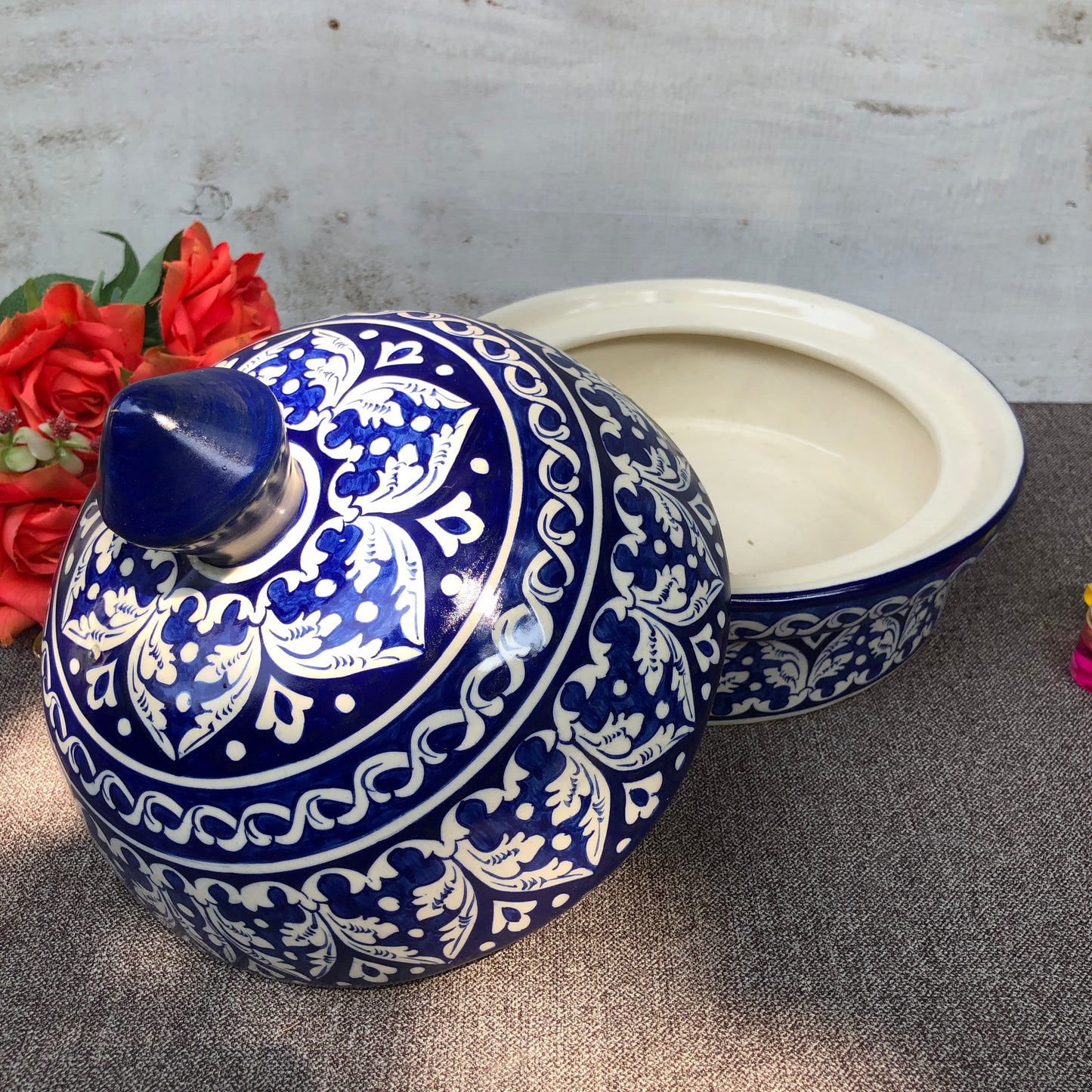 Blue Felicity Excel Bowl With Cap