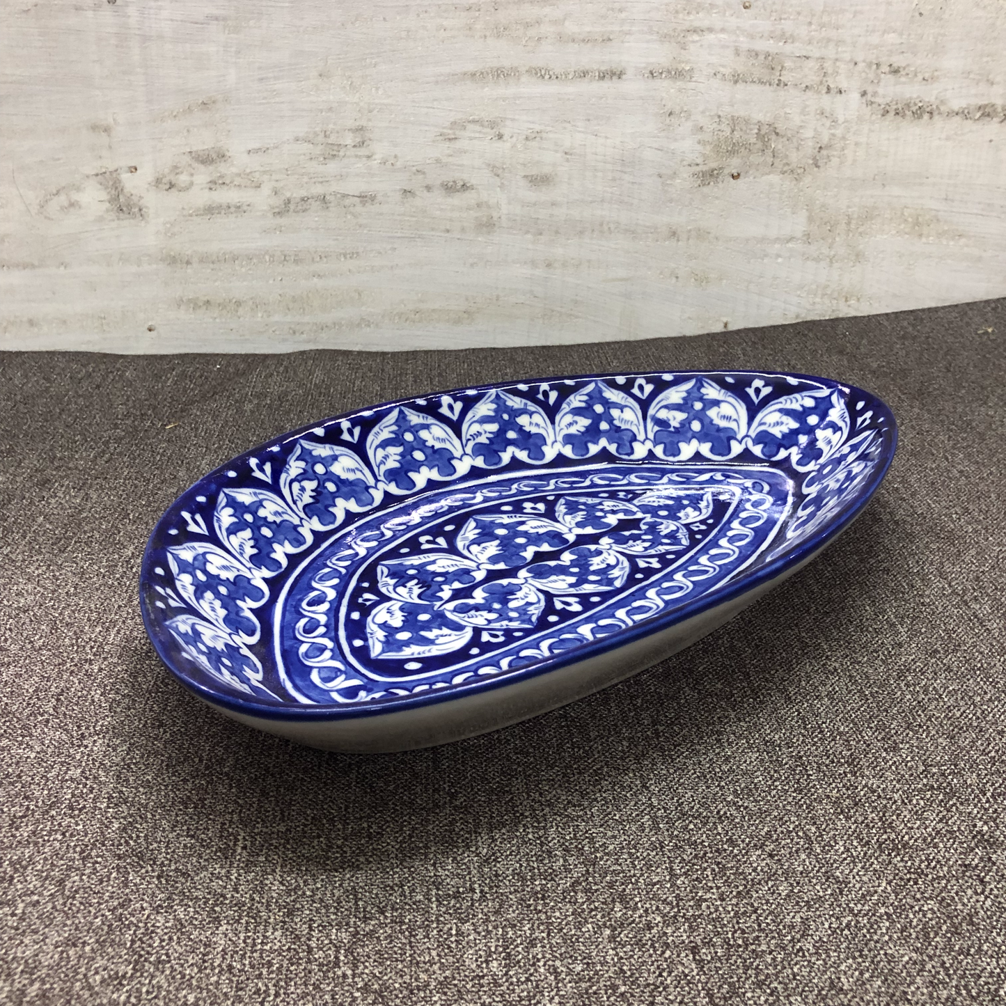 Blue Felicity New Oval Dish