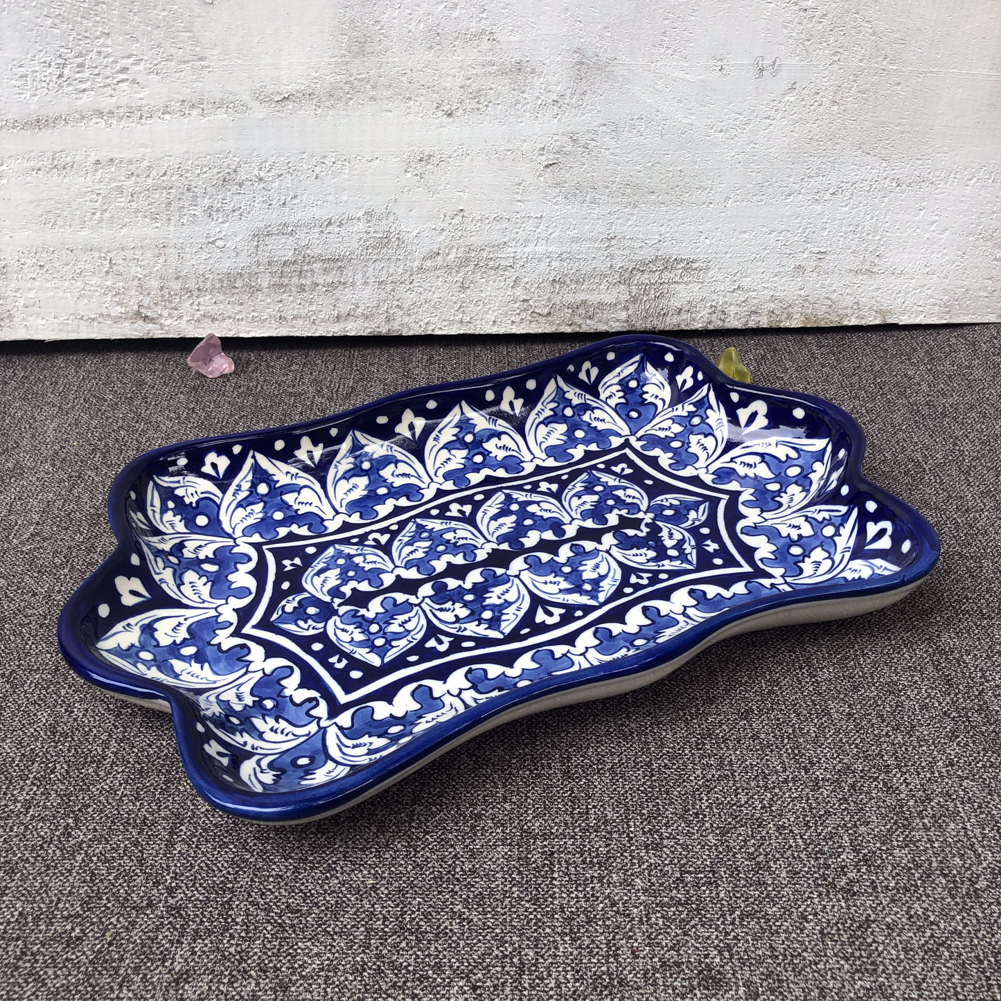 Blue Felicity Small Rectangle Dish