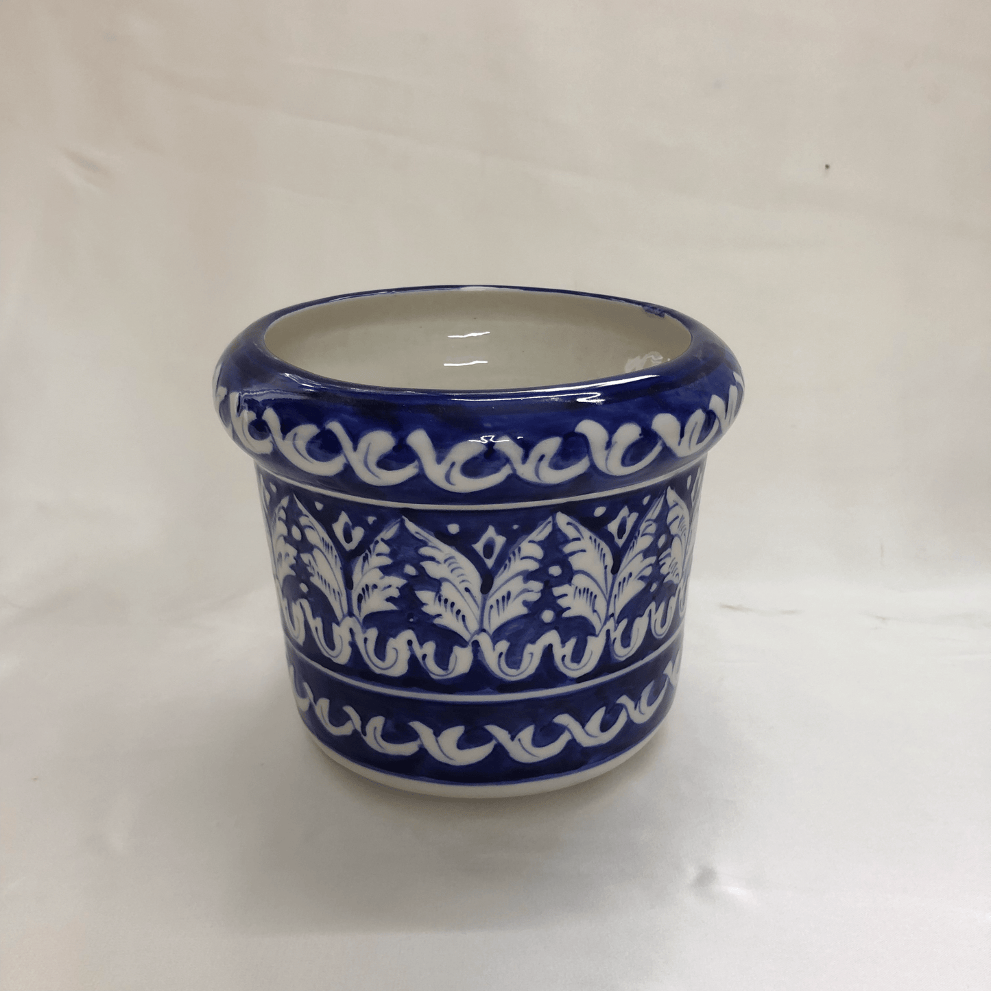 Ceramic Blue Felicity Medium Planter
