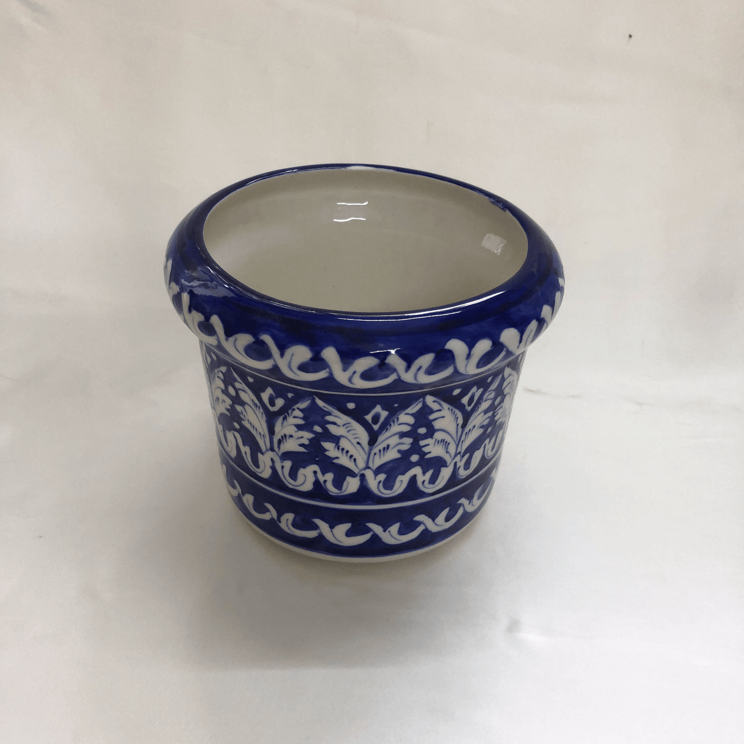 Ceramic Blue Felicity Medium Planter