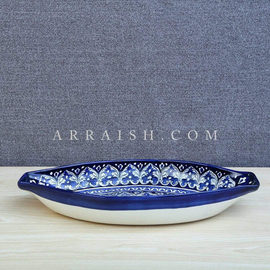Ceramics Blue Felicity Large Oval Serving Dish