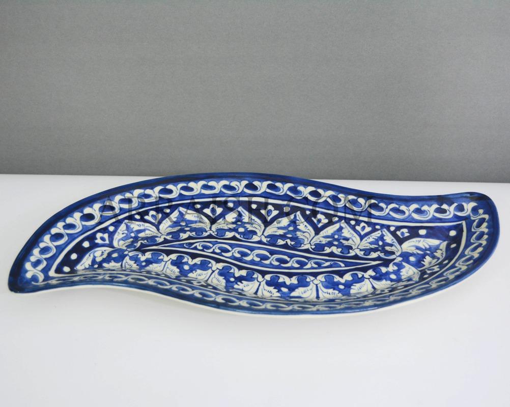 Ceramics Blue Felicity Leaf Dish