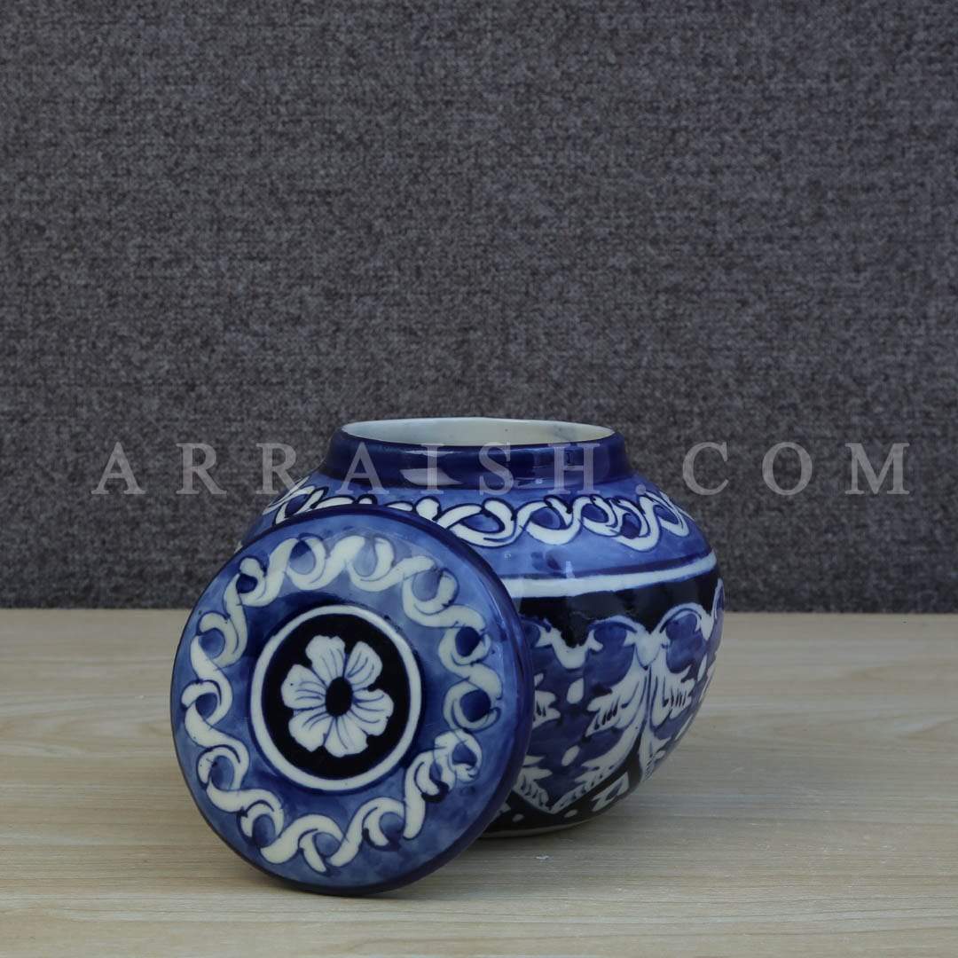Ceramics Blue Felicity Storage Jar