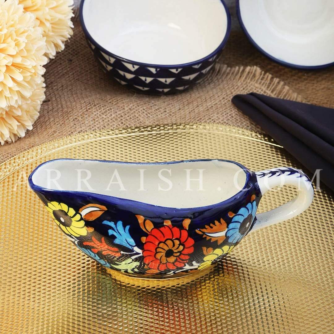 Ceramics Jungle Flower Raita Dish