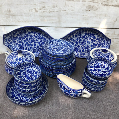Serina Blue Dinner Set - 8 Persons Serving