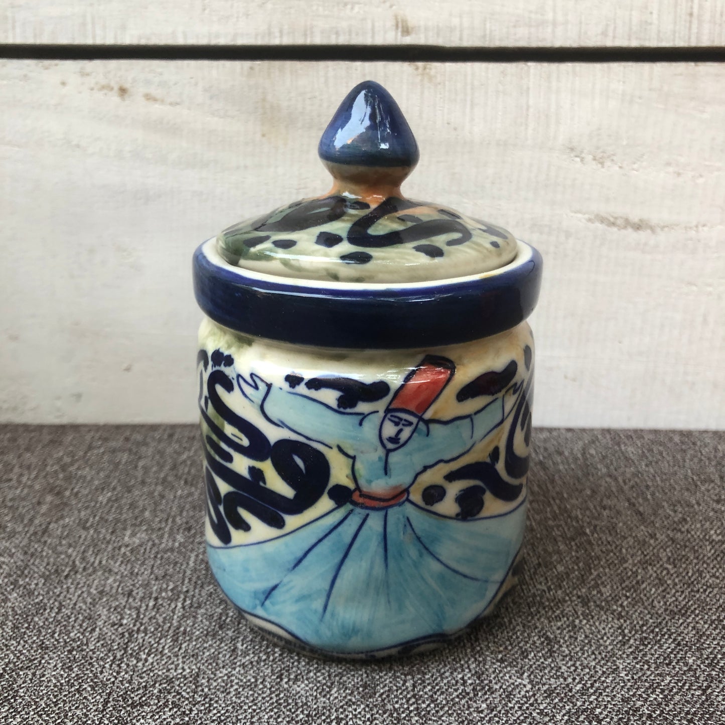 Sufi Writing Small Jar