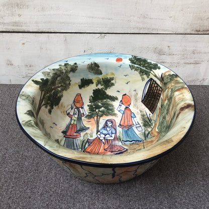 Women Art Deep Bowl