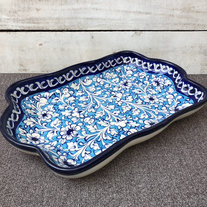 Breeze Blue Medium Rectangle Dish