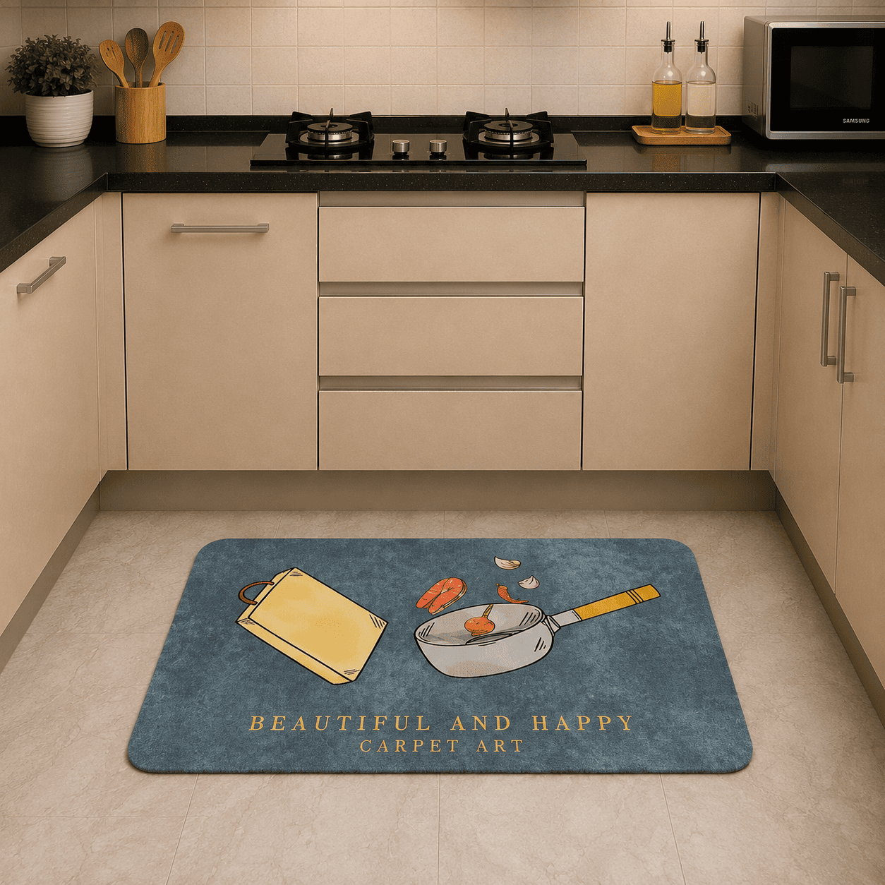 Fresh Harvest Kitchen Mat