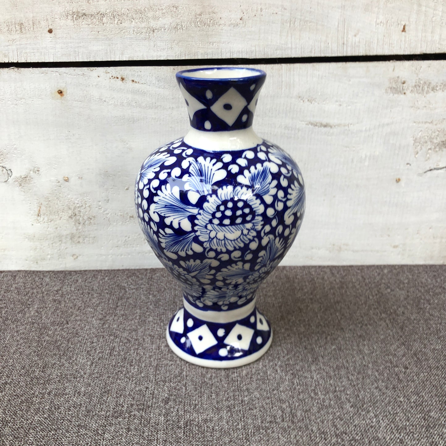 Blue Flower Large Vase