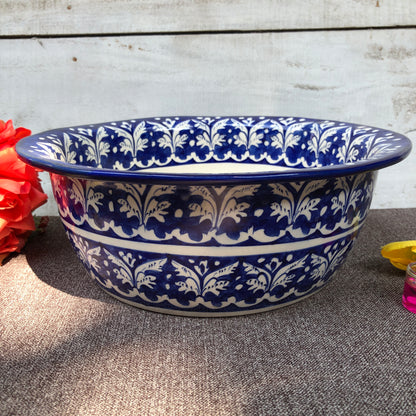 Blue Felicity Large Deep Bowl