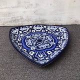 Blue Celico Med Triangle Dish