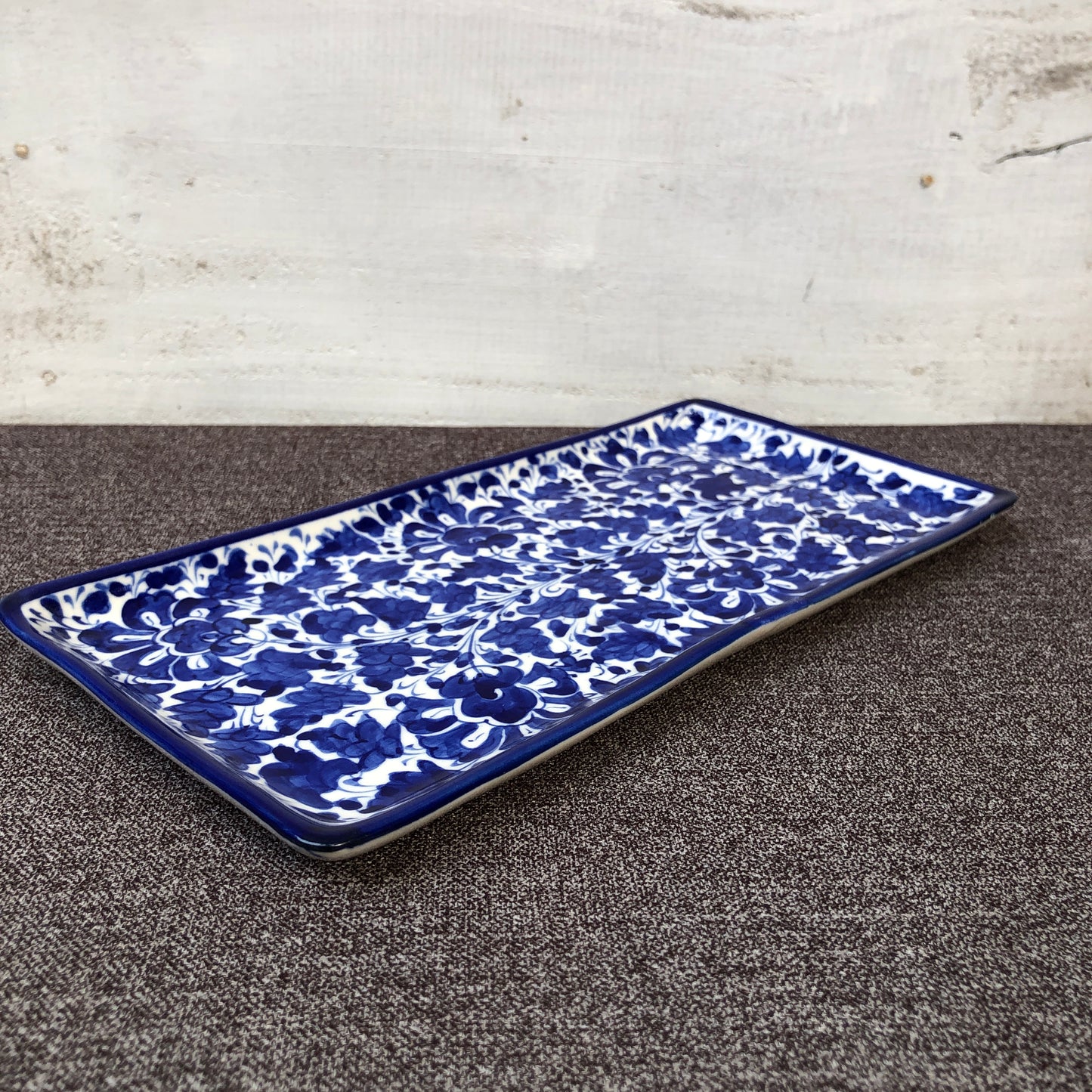 Serina Blue Salad Dish