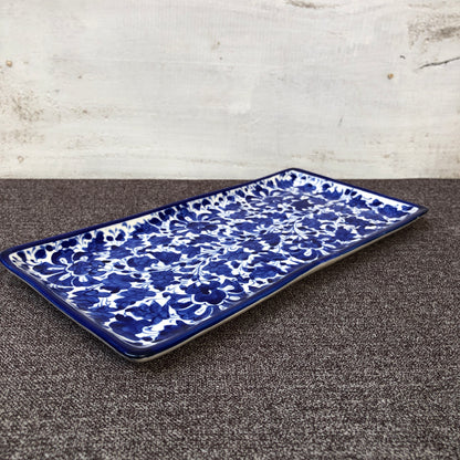 Serina Blue Salad Dish