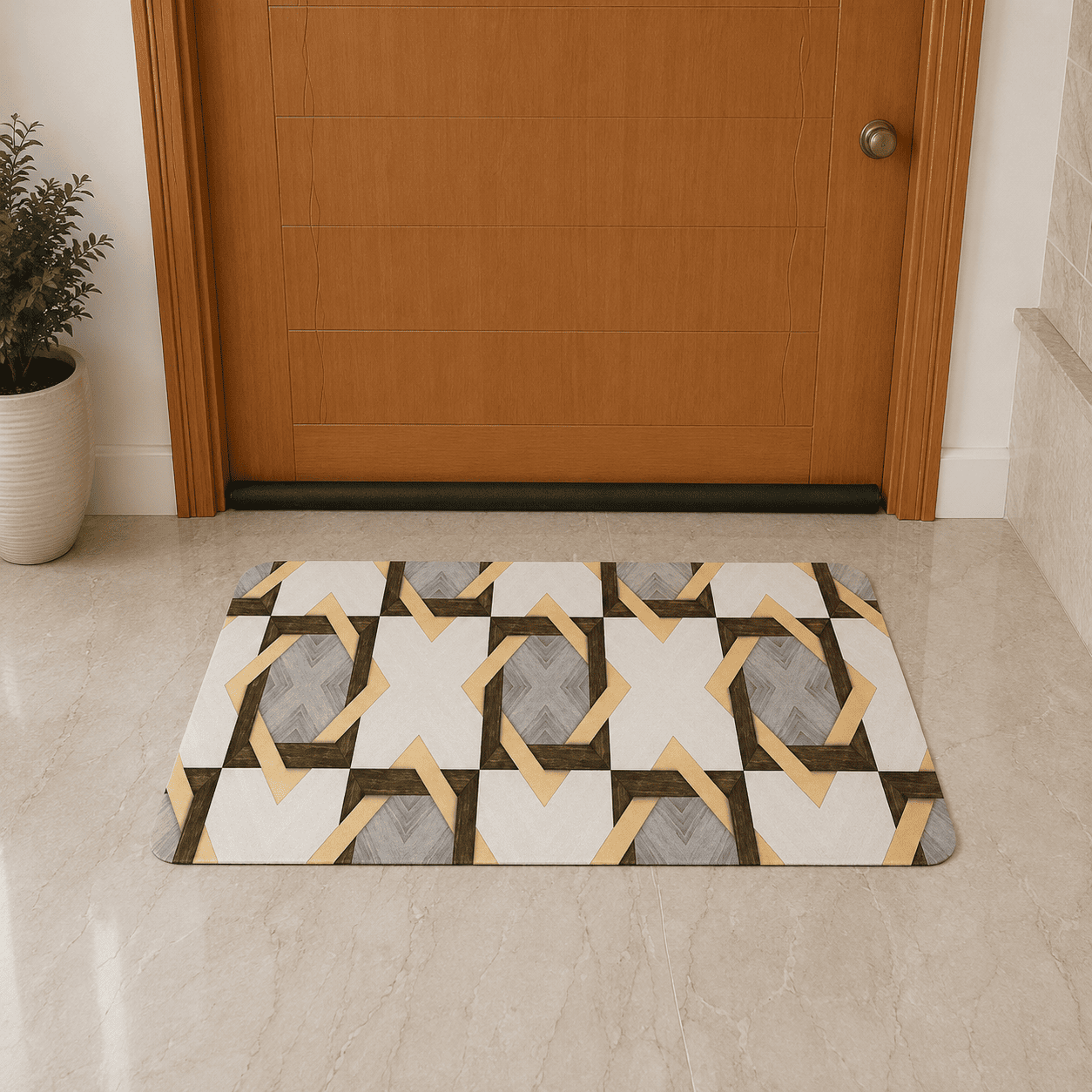 Regal Motif Door Mat