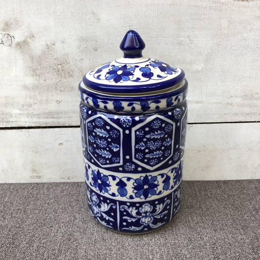 Ocean Blue Large Jar