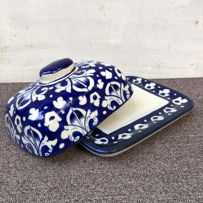 Blue Celico Butter Dish