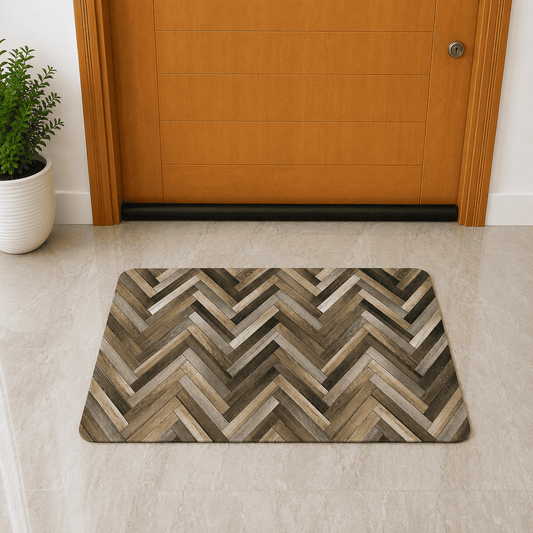 Botanical Leaf Door Mat