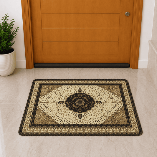 Vintage Floral Door Mat