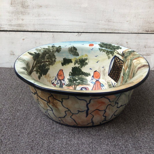 Women Art Deep Bowl