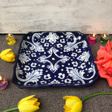 Blue Heart Small Serving Dish
