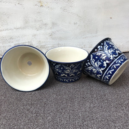 Blue Felicity Mini Planter - Set of 3