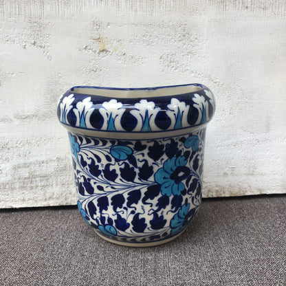 Light Serina Blue Hanging Planter