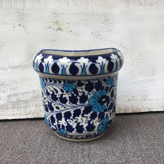 Light Serina Blue Hanging Planter