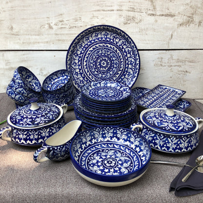 Blue Felicity Dinner Set - 6 Persons Serving