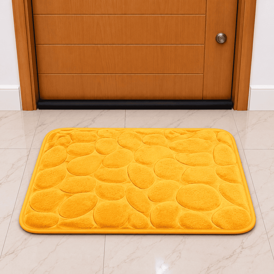 Golden Pebble Soft Fur Mat