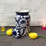 Blue Flower Jar