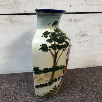 Women Art Bottle Hanging Planter