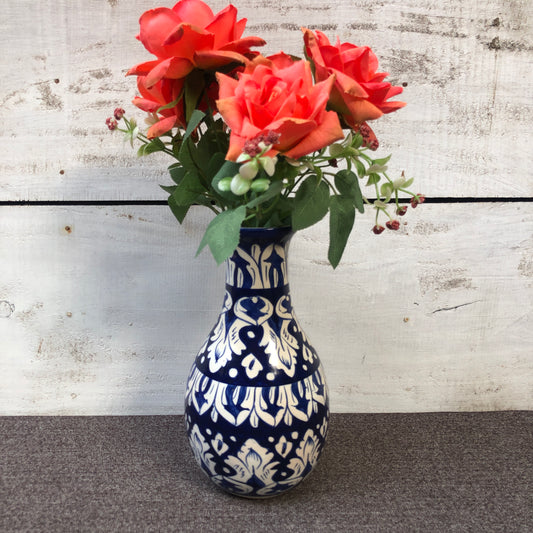 Blue Heart Vase