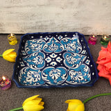 Blue Heart Small Serving Dish