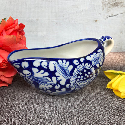 Blue Flower Raita Dish