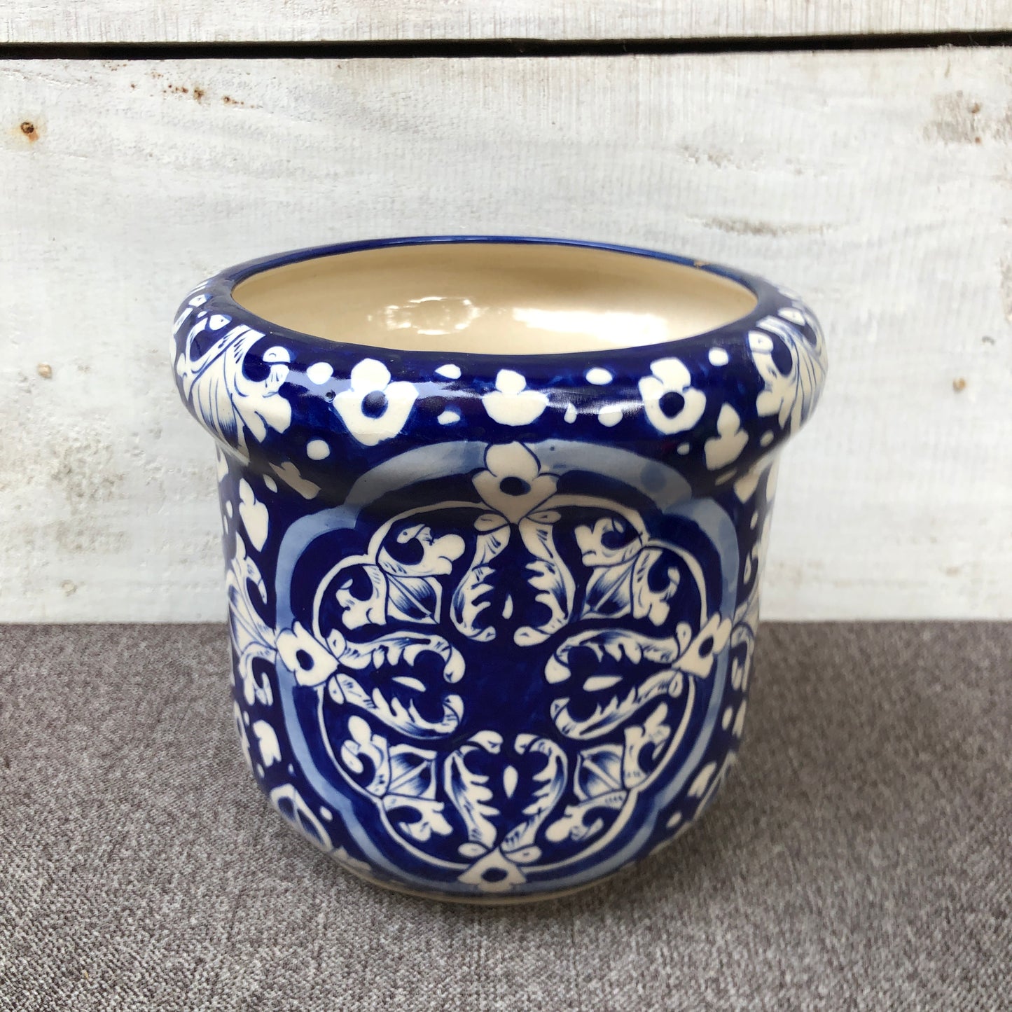 Blue Celico Medium Sized Planter