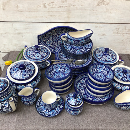 Antique Design Dinner Set - 8 Persons Serving With Tea Set